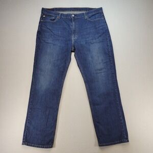 Levis 541 Jeans Mens 42x32* Blue Athletic Tapered Medium Wash Mid Rise Denim